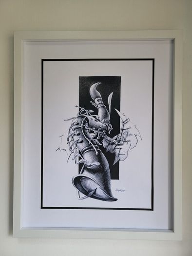 Flight in Arpeggio | Art Print | framed