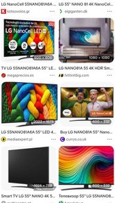 LG Smart TV 55 inch Nano 81A
