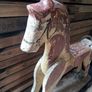 Antique Wooden Toy Horse Image 5