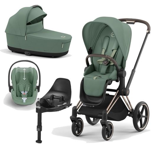 CYBEX E-Priam travel system with cloud T car seat