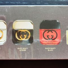 Gucci Perfume Set of 4 Sealed and Unopened - Gucci Guilty - Gucci Guilty Intense - Gucci Guilty Black - Premiere