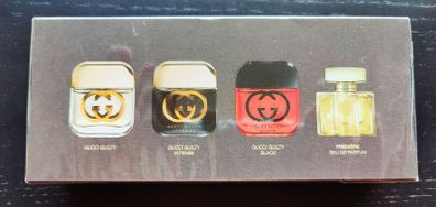 Gucci Perfume Set of 4 Sealed and Unopened - Gucci Guilty - Gucci Guilty Intense - Gucci Guilty Black - Premiere