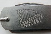 Vintage Advertising Guinness Irish Harp Sheffield Folding Pocket Knife Bottle Opener Screwdriver