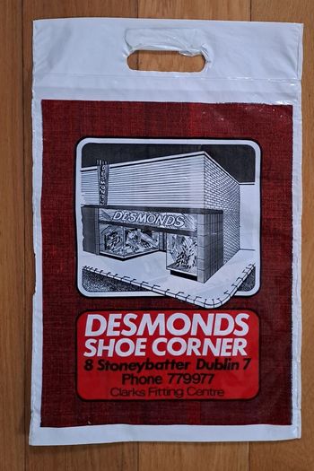 1980s plastic shopping bags