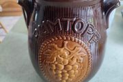 Vintage West Germany Scheurich ceramic Rumtopf wag / CROCK 801-28