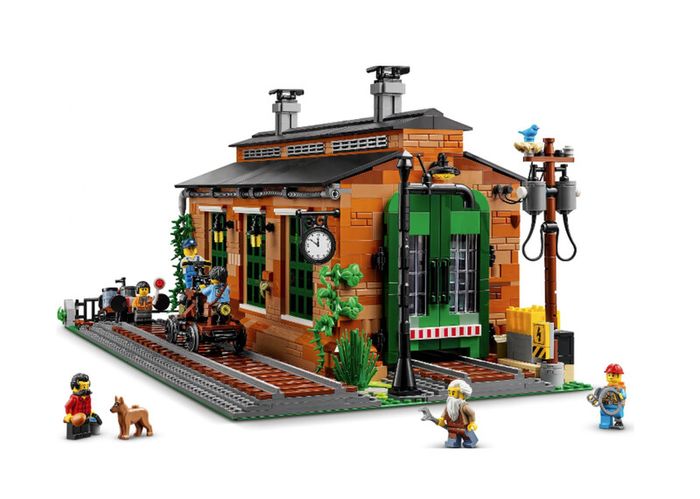 Lego Bricklink Designer Program 910033 Old Train Engine Shed