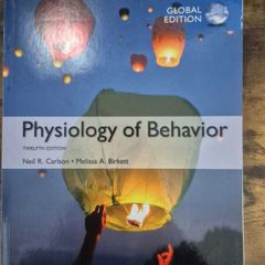 Physiology of Behavior - 12th Edition Global Edition