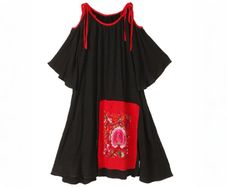 Brand New Designer Embroidered Top / Dress  One size