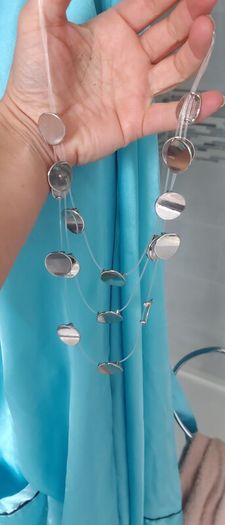 Beautiful  3 layer necklace silver metal zinc alloys