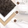 Rugs Living Room 120 x 170 cm  Fluffy Shaggy Brown Area Rugs for Bedroom, Lounge Super Soft Non Slip Rug Washable Modern Floor Carpets Bedside Rug for Kids Room Image 6