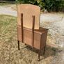 Vintage Mid-Century Wooden Dressing Table with Mirror Image 3