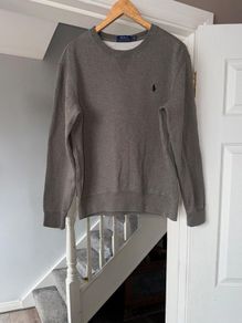 Polo Ralph Lauren Grey Crewneck Sweatshirt Embroidered Pony Large