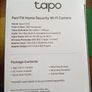 Tapo 2k Pan/Tilt Home Security Wi-Fi Camera CCTV. Image 2