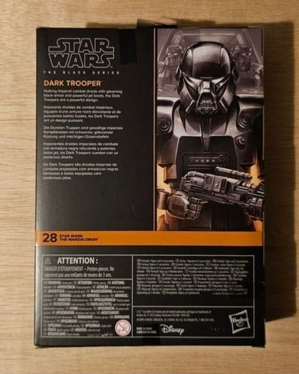 Star Wars Dark Trooper Deluxe Edition 6" Scale Black Series New & Unopened
