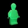 LEGO C3PO Unreleased Star Wars Prototype Glow In The Dark Colour Monochrome Minifigure Extremely Rare And Hard To Find Image 3