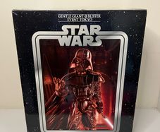 RARE Star Wars Darth Vader Chrome Limited Edition Statue Figure Gentle Giant from Blister Event Tokyo 3000 pieces in Box