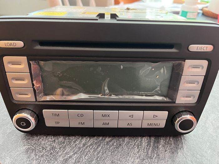 Original VW RCD 500 Head Unit Facelift Silver Buttons with Security Code Excellent Condition