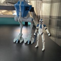 Star Wars Rare 501st AT-RT with ARF Trooper (2013)
