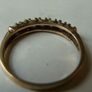9ct Gold Ruby and White Stone Seven Stone Ring, Full Hallmarks, Size O Image 5