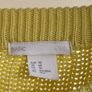 H&M Basic Lemon Yellow Chunky Knit Jumper - Size XS Image 4