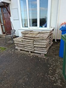 Patio slabs