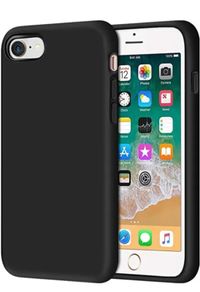 Soft Black Case for iPhone SE 2022 TPU Silicone Back Cover Shock Proof