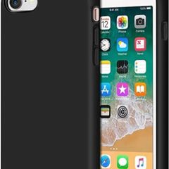 Soft Black Case for iPhone SE 2022 TPU Silicone Back Cover Shock Proof