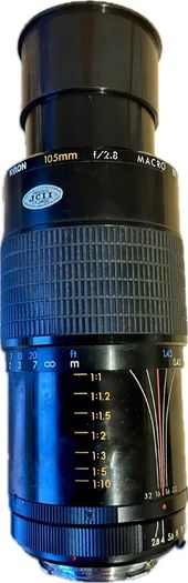 Kiron Minolta MD mount 105mm f/2.8 true macro 1:1 lens