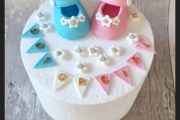gender reveal cake toppers  , baby shower