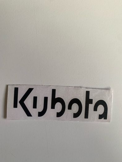 Kubota Stickers x2