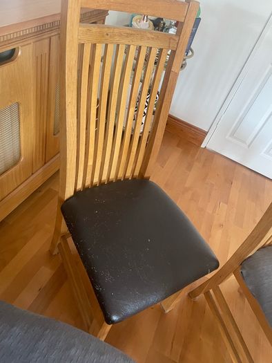 ALL 4 Oak Kitchen Chairs