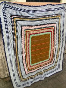 hand crochet blanket