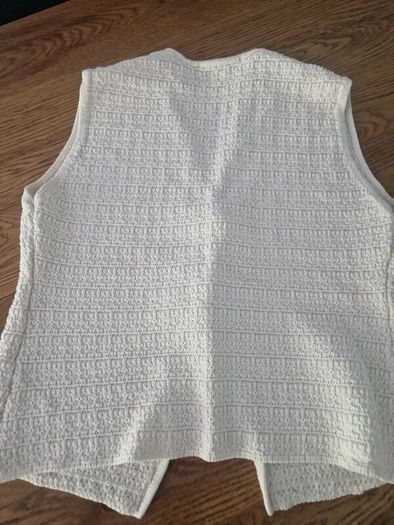 Zara cream summer waistcoat