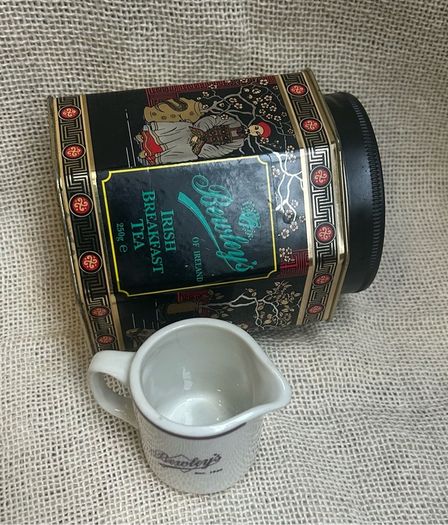 Dublin advertising  Tea Caddy and Jug