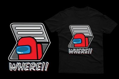 Where!! Imposter among us t-shirt impostor t-shirt