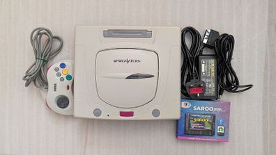 Sega Saturn : Saroo : 128GB : ReSaturn PSU : Japan Import