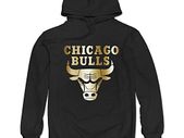 Chicago Bulls Black Gold Collection Hoodie Black