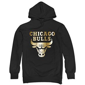 Chicago Bulls Black Gold Collection Hoodie Black