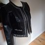 Glamerous Joseph Ribkoff Faux Leather Embellished Jacket 10 Image 3