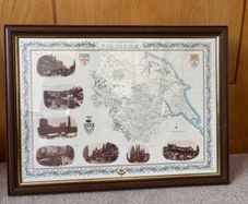 Vintage Framed Print of Yorkshire