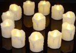 12 Packs Battery Operated LED Flameless Candles Flickering Electric Tea Lights with Timer, 6 Hours On and 18 Hours Off Per Cycle (MULTIPLE COLOURS, SEE PHOTOS)