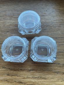 25 Clear Cosmetic Containers