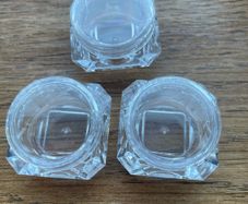 25 Clear Cosmetic Containers