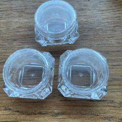 25 Clear Cosmetic Containers