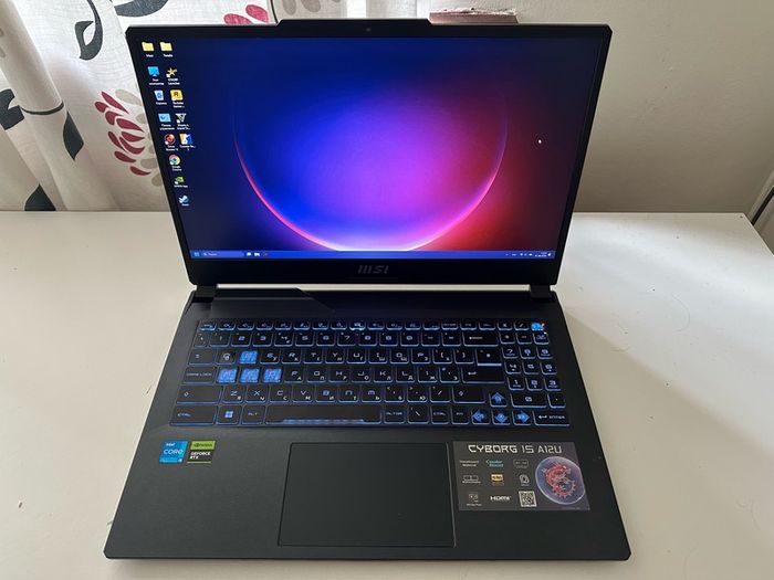 MSI Cyborg a12u | Gaming laptop | I5 12450H | 16GB DDR5 | RTX 3050 6GB