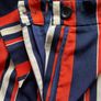 Pretty Little Thing Navy, Red and Cream Striped Jumpsuit Image 7