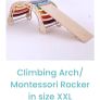 Climbing Arch/ Montessori Rocker in size XXL Image 2