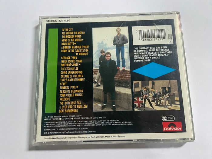 The Jam Compact Snap! CD