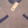 F&F Original Men's XXL Speckled Light Blue T-Shirt with Dark Blue Trim  (Brand New & Tagged) Image 4
