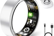Health Rings for Women Men,Smart Ring with Heart Rate,Blood Oxygen, Blood Pressure, Sleep Tracker, Step Tracker, No Subscription Fee, IP68 Waterproof Smart Ring for iphone &amp; Android